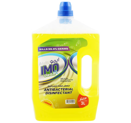 IMO Antibacterial Disinfectant Floor Cleaner Lemon Value Pack 3 Litres
