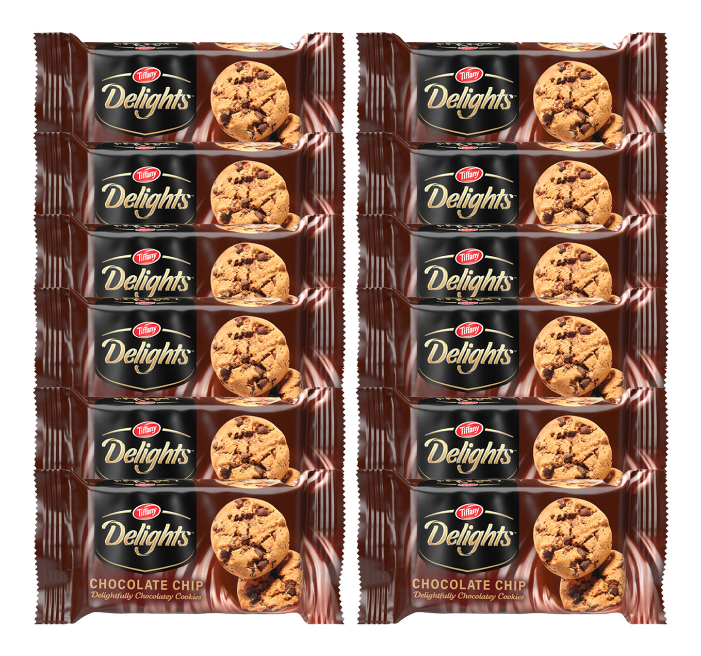 Tiffany Delights ChocoChip Chocolate Cookies 12 x 33 g