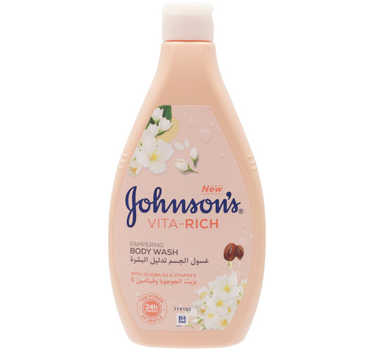 Johnson's Vita-Rich Pampering Body Wash With Jojoba Oil & Vitamin E 400 ml