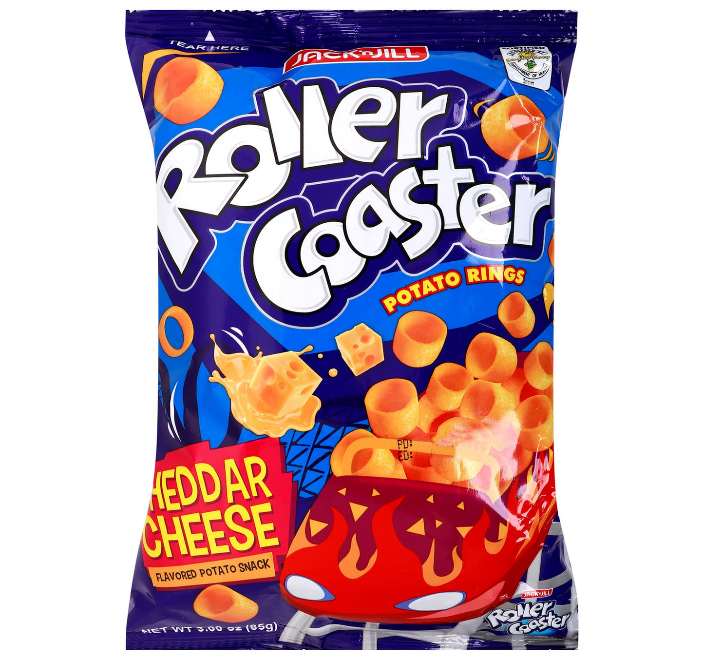 Jack 'n Jill Roller Coaster Potato Rings 85 g