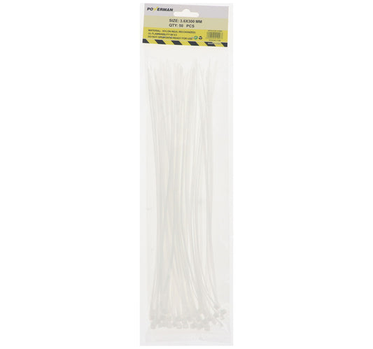 Powerman Nylon Cable Tie 3.6 x 300 mm 50 pcs