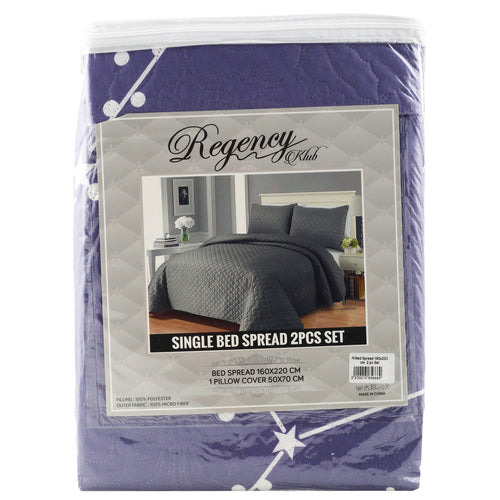 Regency Single Bed Spread 160 x 220cm 2pcs Set Assorted