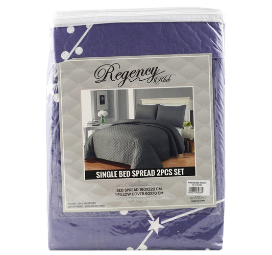 Regency Single Bed Spread 160 x 220cm 2pcs Set Assorted