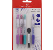 Faber-Castell Grip-Tex Mechanical Pencil 4's + Leads 133806