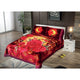 Maple Leaf Blanket 4pcs set 200x240cm Assorted