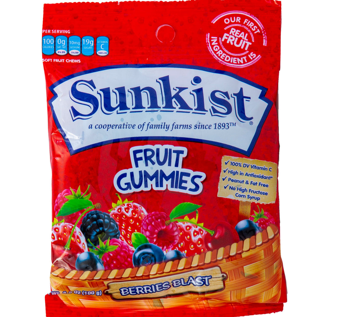 Sunkist Berries Blast Fruit Gummies 100 g