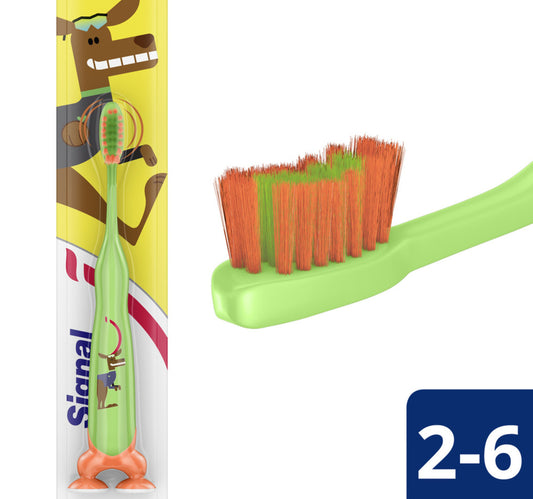 فرشاة أسنان سيجنال للأطفال من عمر 2 إلى 6 سنوات فائقة النعومة، قطعة واحدة