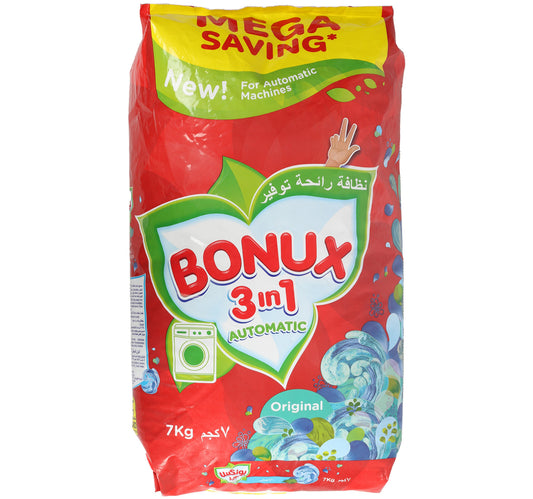 Bonux Front Load 3in1 Original Green Washing Powder 7 kg