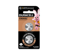Duracell Specialty 2025 Lithium Coin Battery 3V, pack of 2 (DL2025/CR2025) suitable for use in keyfobs, scales, wearables and medical devices