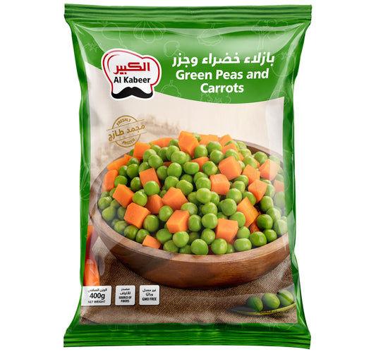 Al Kabeer Green Peas and Carrots 400 g