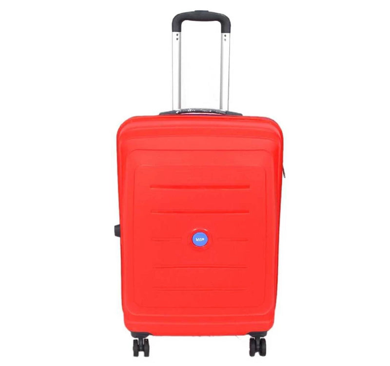 VIP 4Wheel Hard Trolley Manama Gold 55cm Red