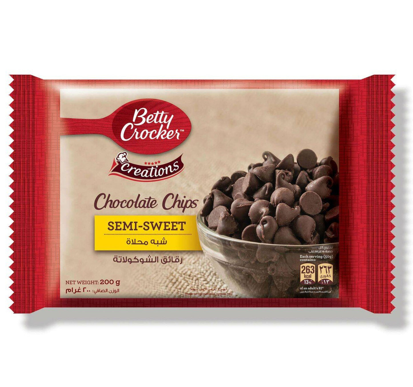 Betty Crocker Semi-Sweet Chocolate Chips 200 g