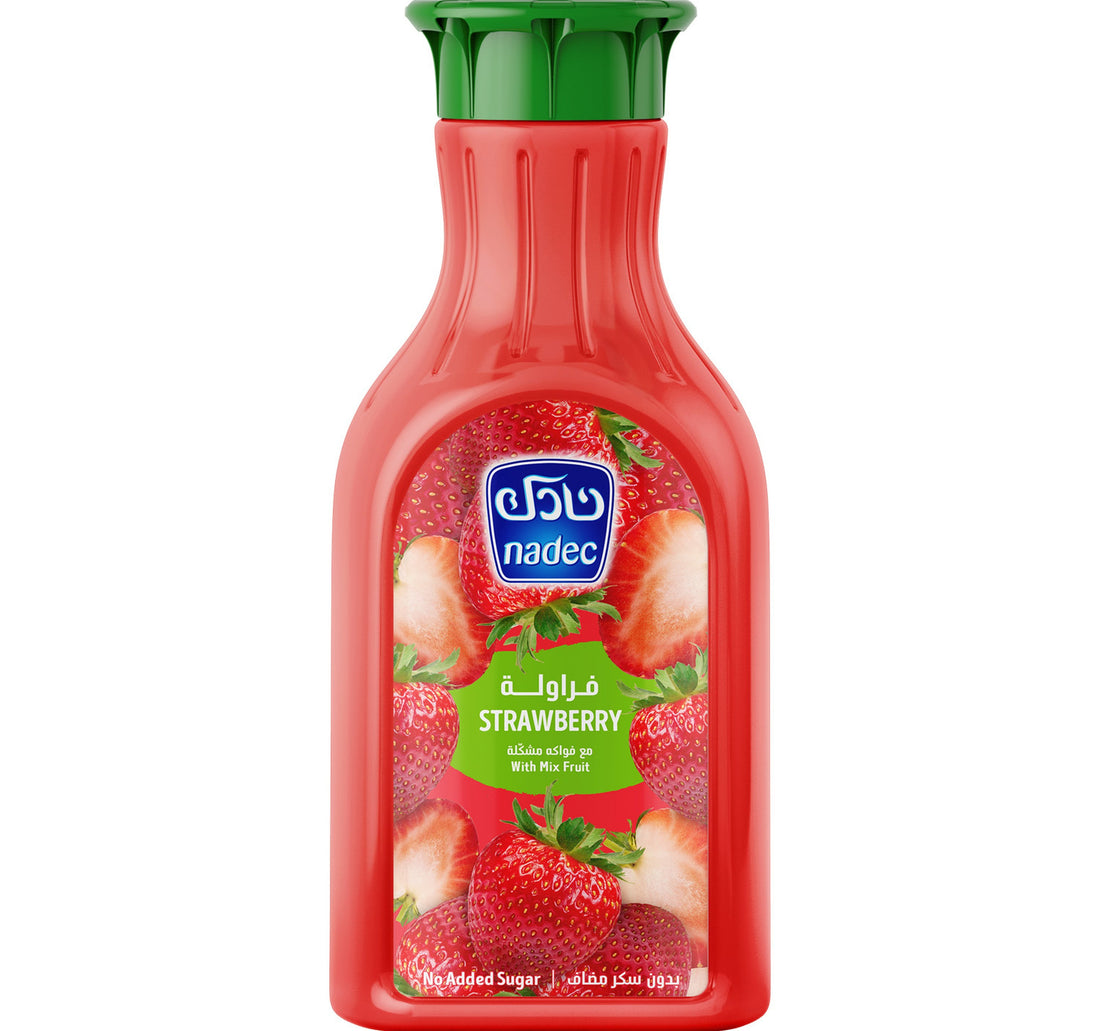 Nadec No Added Sugar Strawberry With Mix Fruit Juice 1.3 Litres