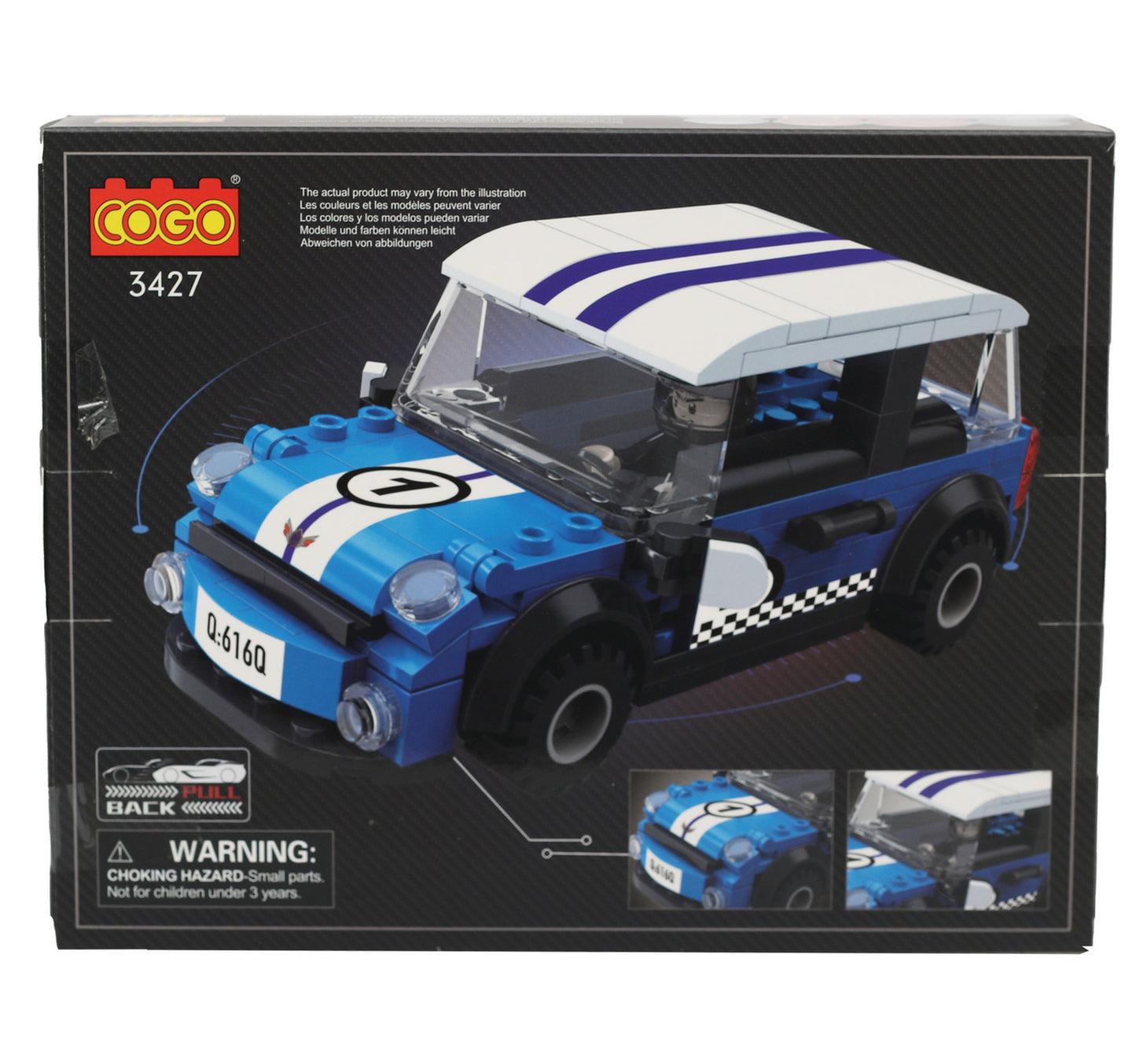 Skid Fusion Speed Car Bricks, 182 Pcs, 3427