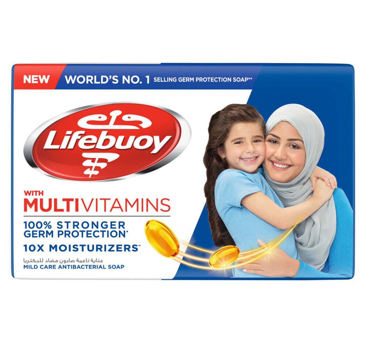 Lifebuoy ASF Mild Care Anti-Bacterial Bar Soap 160 g