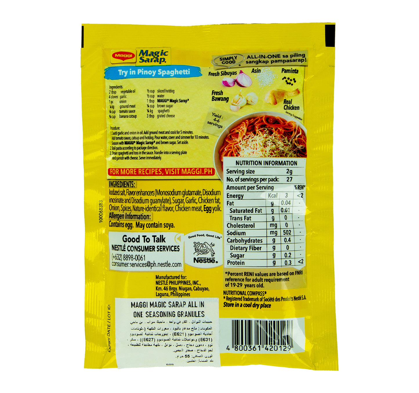 Maggi Magic Sarap All In One Seasoning 55 g