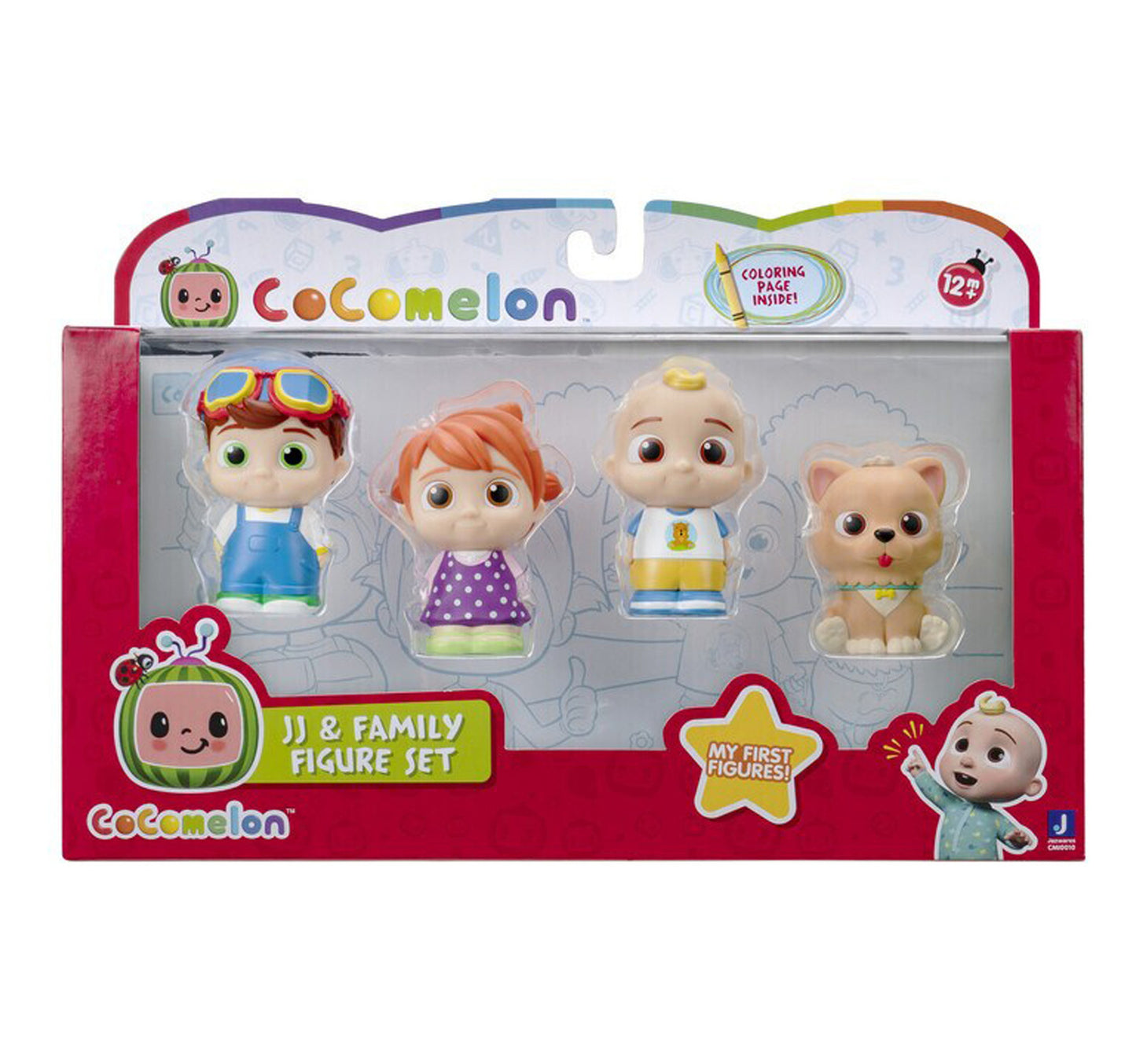 Cocomelon JJ and Family 4 Figure Pack, CMI0010