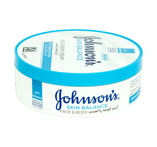 Johnson's Skin Balance Face & Body Cream Dry & Sensitive Skin 200 ml