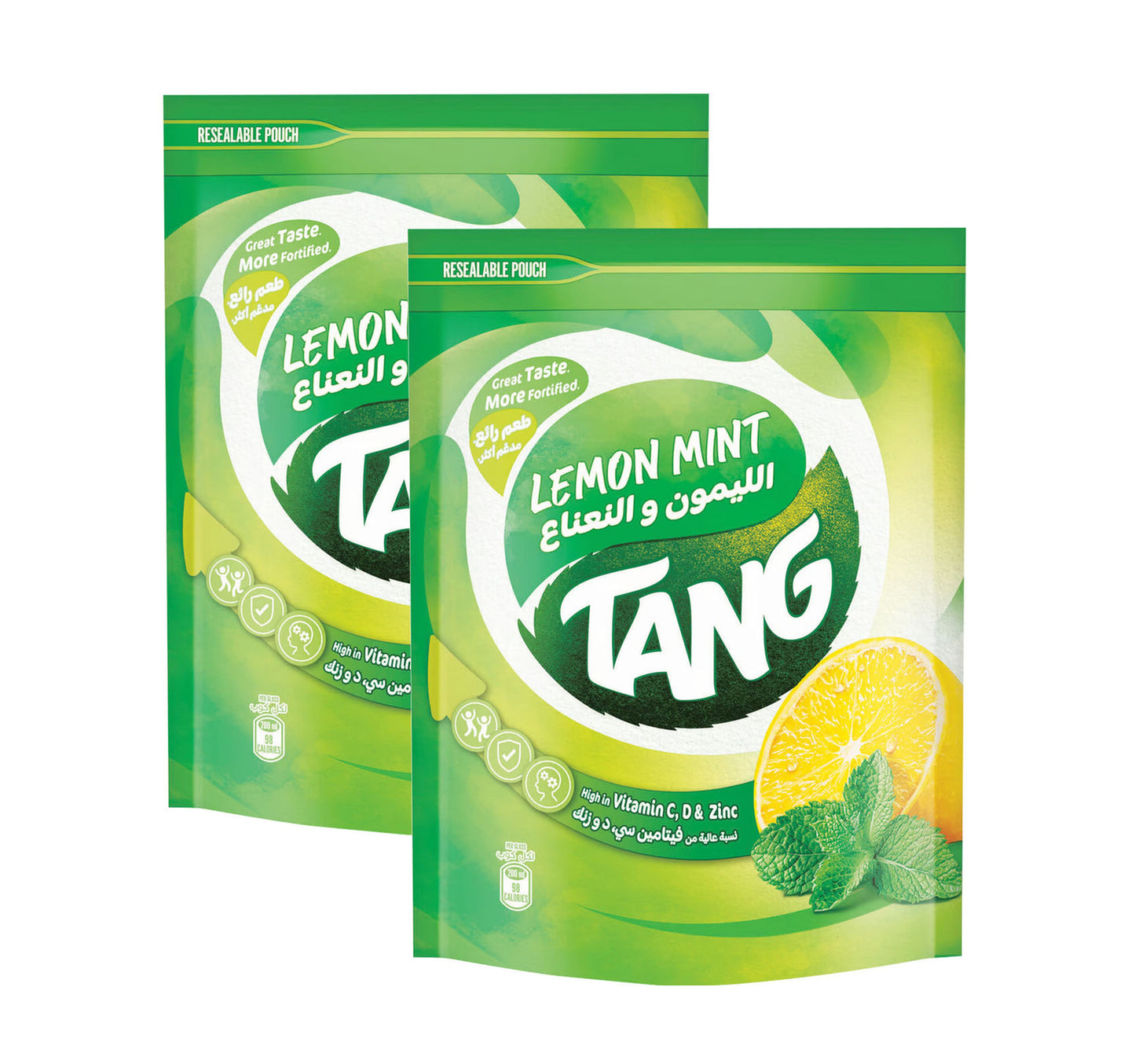 Tang Lemon & Mint Instant Powdered Drink Value Pack 2 x 375 g