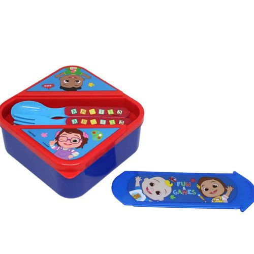 Cocomelon Lunch Box with Cutlery