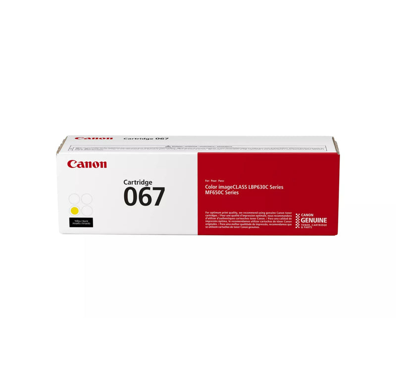 Canon Toner Cartridge, Yellow, 067