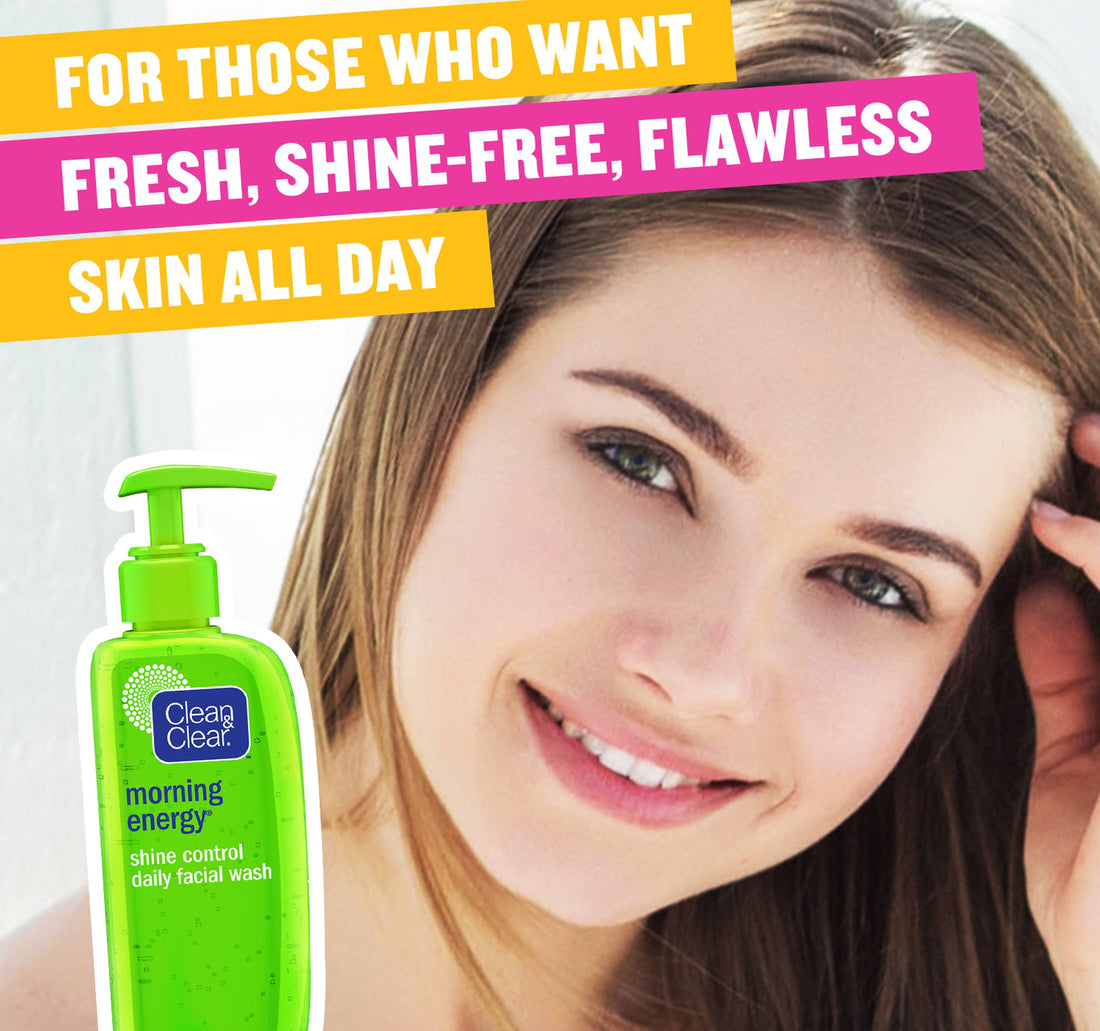 Clean & Clear Daily Facial Wash Morning Energy Shine Control 150 ml