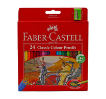 أقلام تلوين كلاسيكية من فابر كاستل، ٢٤ قطعة، ١١٥٨٥٤