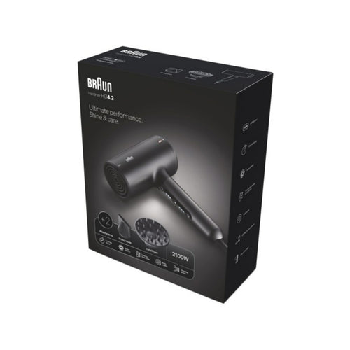 Braun Hair Dryer, 2100W, Electro Black, HD425SDE