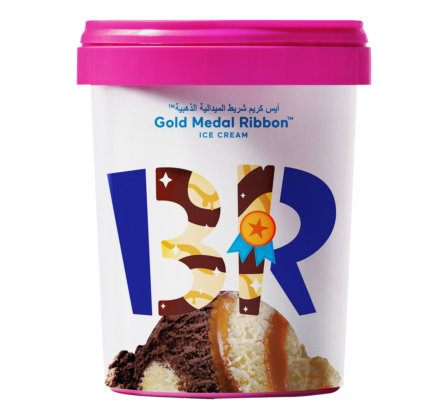 Baskin Robbins Gold Medal Ribbon Ice Cream 1 Litre