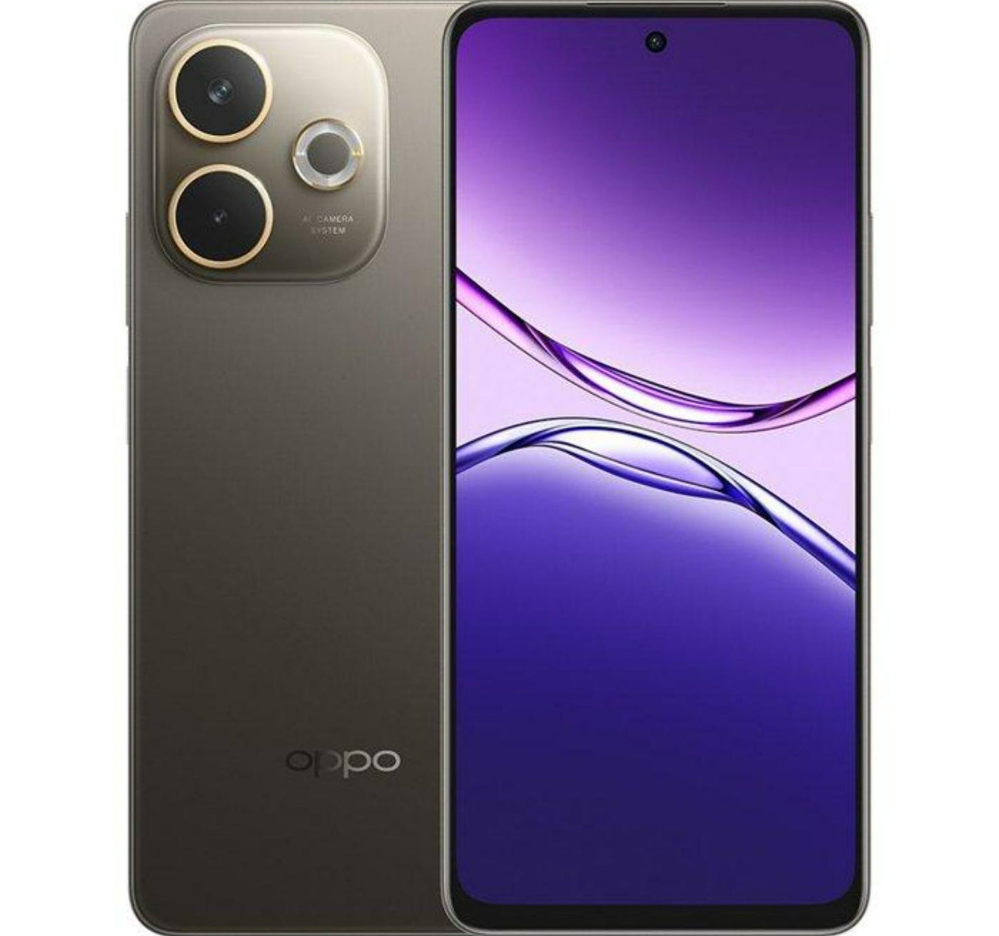 Oppo A5Pro 5G Smartphone, 12 GB RAM, 256 GB Storage, Mocha Brown
