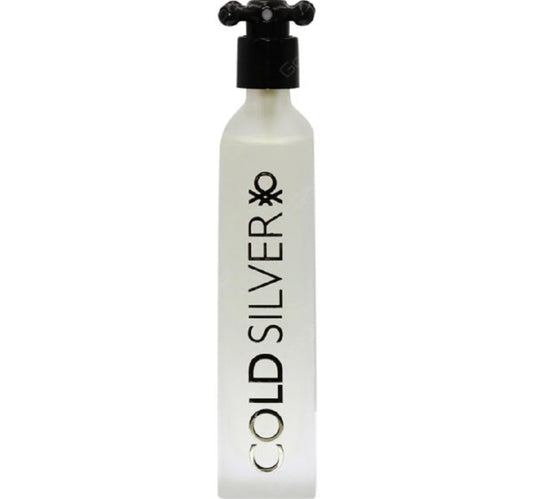 Benetton Cold Silver Eau De Toilette For Men 100ml