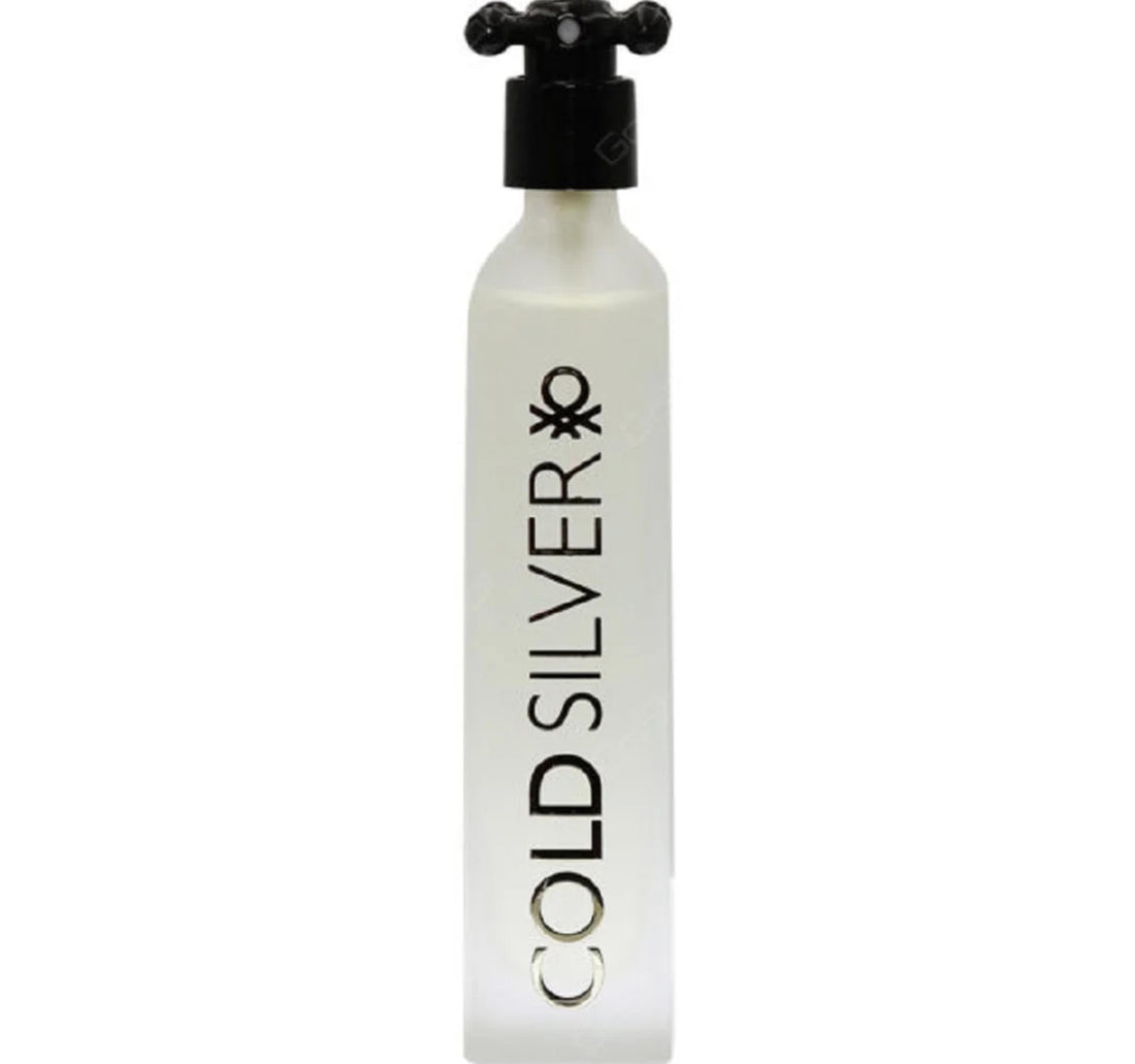 Benetton Cold Silver Eau De Toilette For Men 100ml