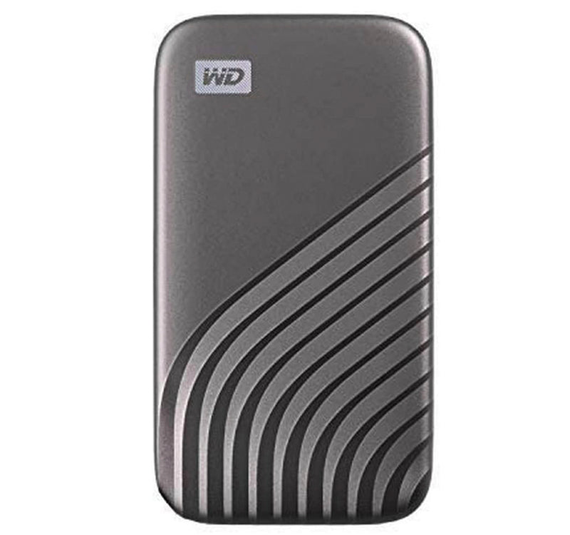 قرص My Passport™ SSD سعة 1 تيرابايت، لون رمادي فضائي، سرعة قراءة 1050 ميجابايت/ثانية، سرعة كتابة 1000 ميجابايت/ثانية، متوافق مع أجهزة الكمبيوتر الشخصية وأجهزة ماك