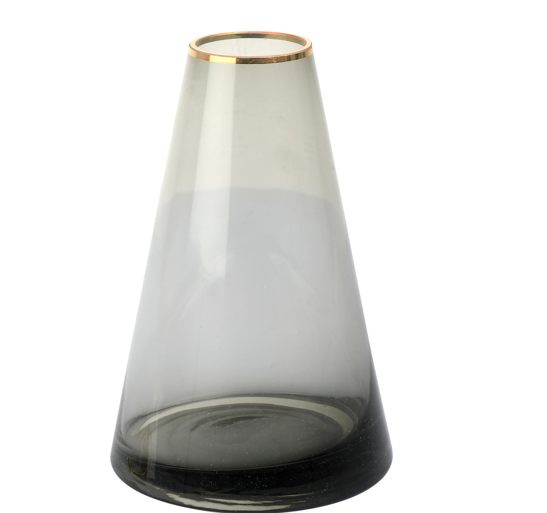 Maple Leaf Flower Vase Glass 45-22