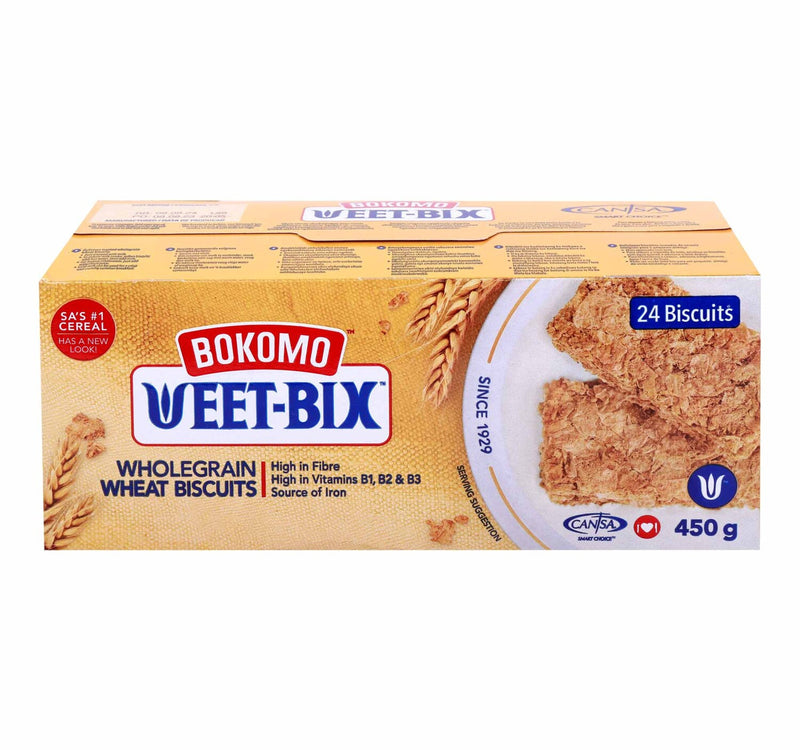 Bokomo Weetbix Wholegrain Wheat Biscuits 450 g