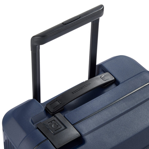 Delsey Securitech Stone 4 Double Wheels Hard Trolley, 55 cm, Navy