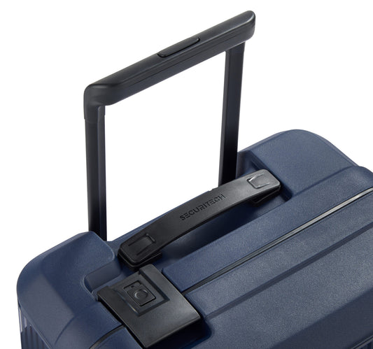 Delsey Securitech Stone 4 Double Wheels Hard Trolley, 55 cm, Navy