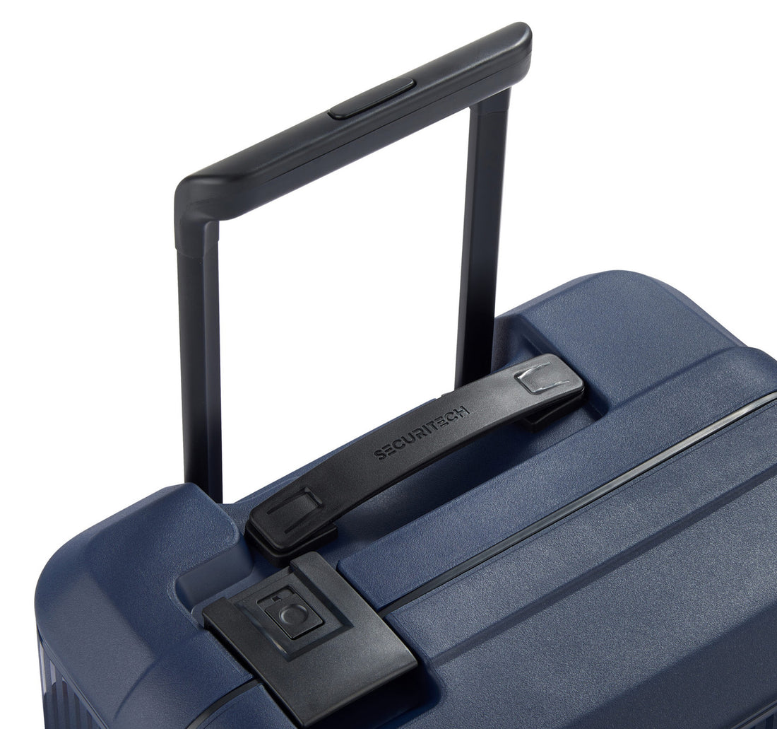 Delsey Securitech Stone 4 Double Wheels Hard Trolley, 55 cm, Navy