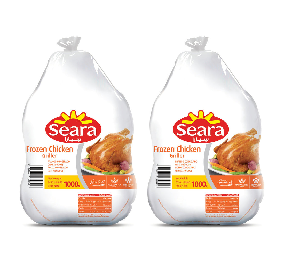 Seara Frozen Whole Chicken Value Pack 2 x 1 kg