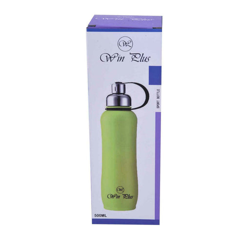 Win Plus Stainless Steel Sport Bottle KD850 500ml Assorted