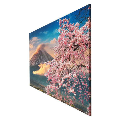 Maple Leaf Canvas Wall Picture With Wooden Frame 90x125cm