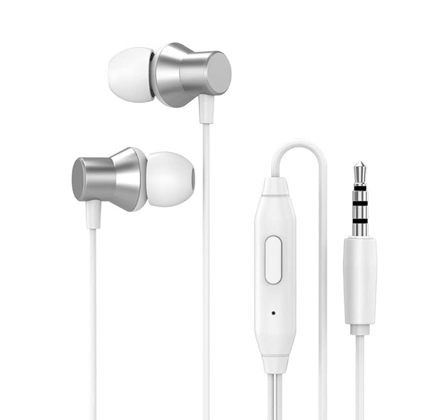 Lenovo 3.5mm In-Ear Wired Earphone HF130 (White)