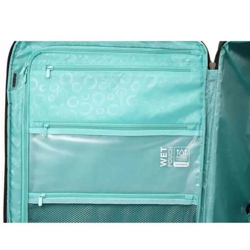 American Tourister Majores Soft Trolley with TSA Combination Lock, 70 cm, Blue