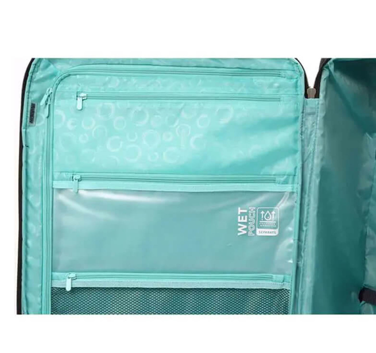 American Tourister Majores Soft Trolley with TSA Combination Lock, 70 cm, Blue