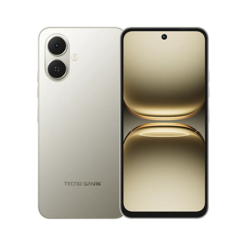 Tecno Spark Go 2 4G Smartphone, 4 GB RAM, 128 GB Storage, Titanium Grey, KM4