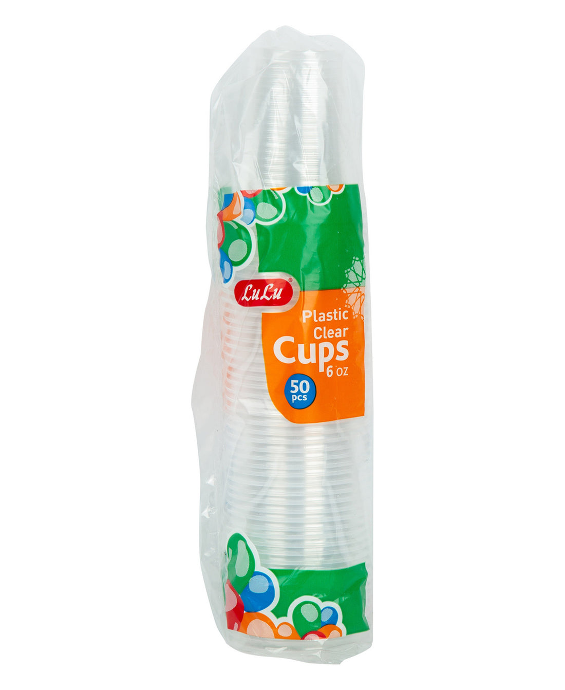LuLu Plastic Clear Cups Size 6oz 50pcs