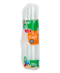 LuLu Plastic Clear Cups Size 6oz 50pcs