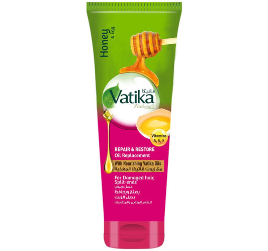 Vatika Naturals Repair & Restore Oil Replacement For Damaged Hair Split-Ends 200 ml