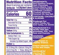 Lolly's Frozen Grapes Dark Chocolate + Almond Non-Diary 170 g