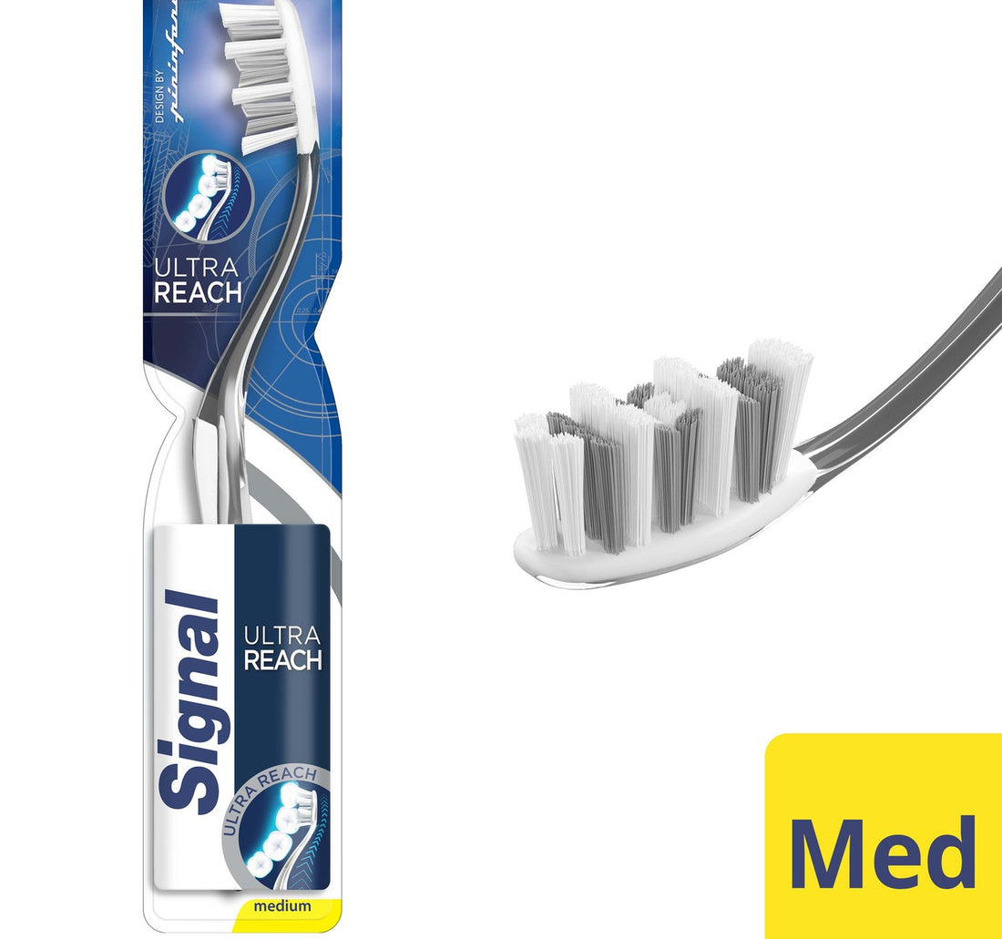 Signal Toothbrush Ultra Reach Medium 1 pc Assorted Color